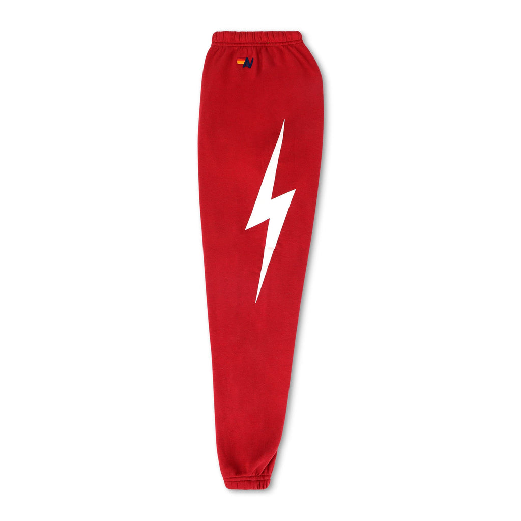 UNIVERSITY OF ALABAMA BOLT SWEATPANTS - CRIMSON