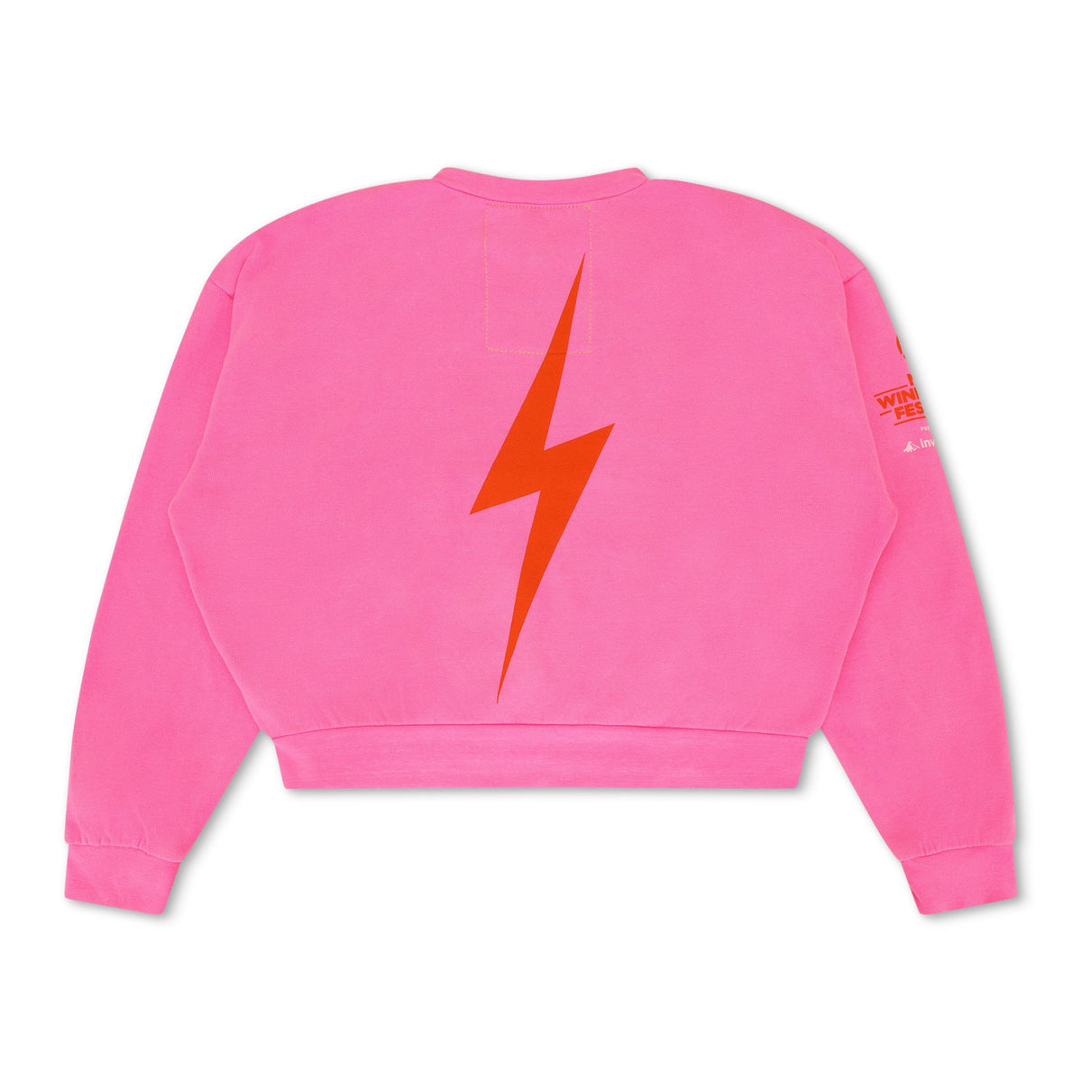 NEW YORK WINE & FOOD 2025 CREW SWEATSHIRT RELAXED - NEON PINK