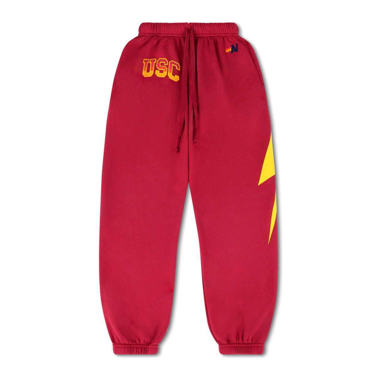 UNIVERSITY OF SOUTHERN CALIFORNIA BOLT UNISEX POCKET SWEATPANTS - CARDINAL
