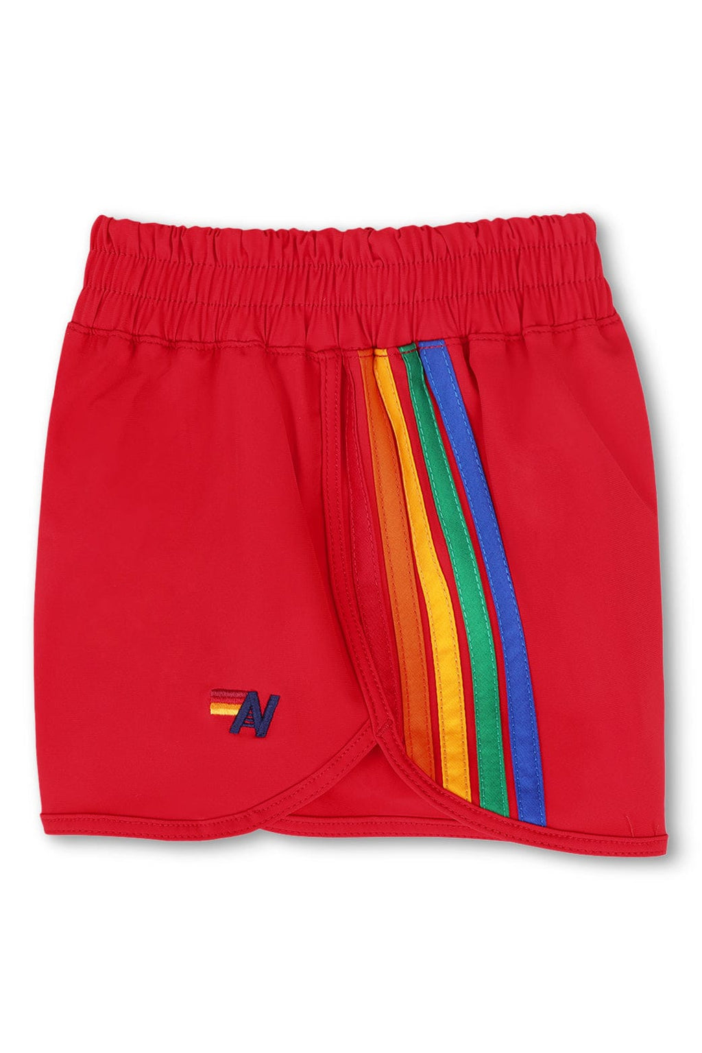 5 STRIPE KIDS FLEX JOGGER SHORT - RED