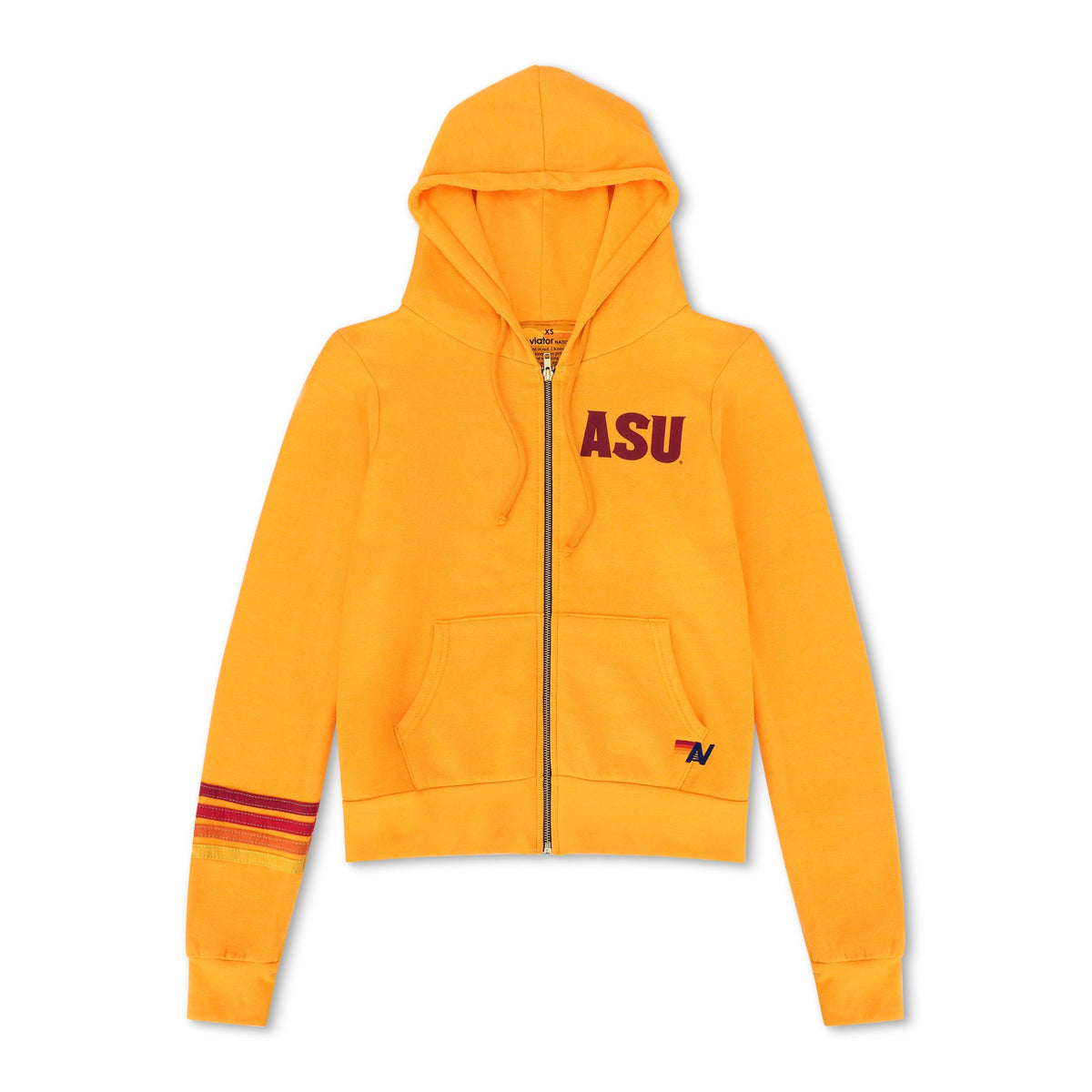 ASU FORK EM DEVILS ZIP HOODIE - GOLD