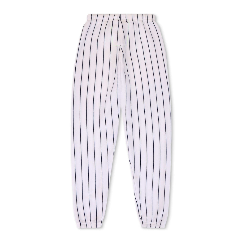 NEW YORK YANKEES PINSTRIPE 2026 SWEATPANTS - WHITE NAVY
