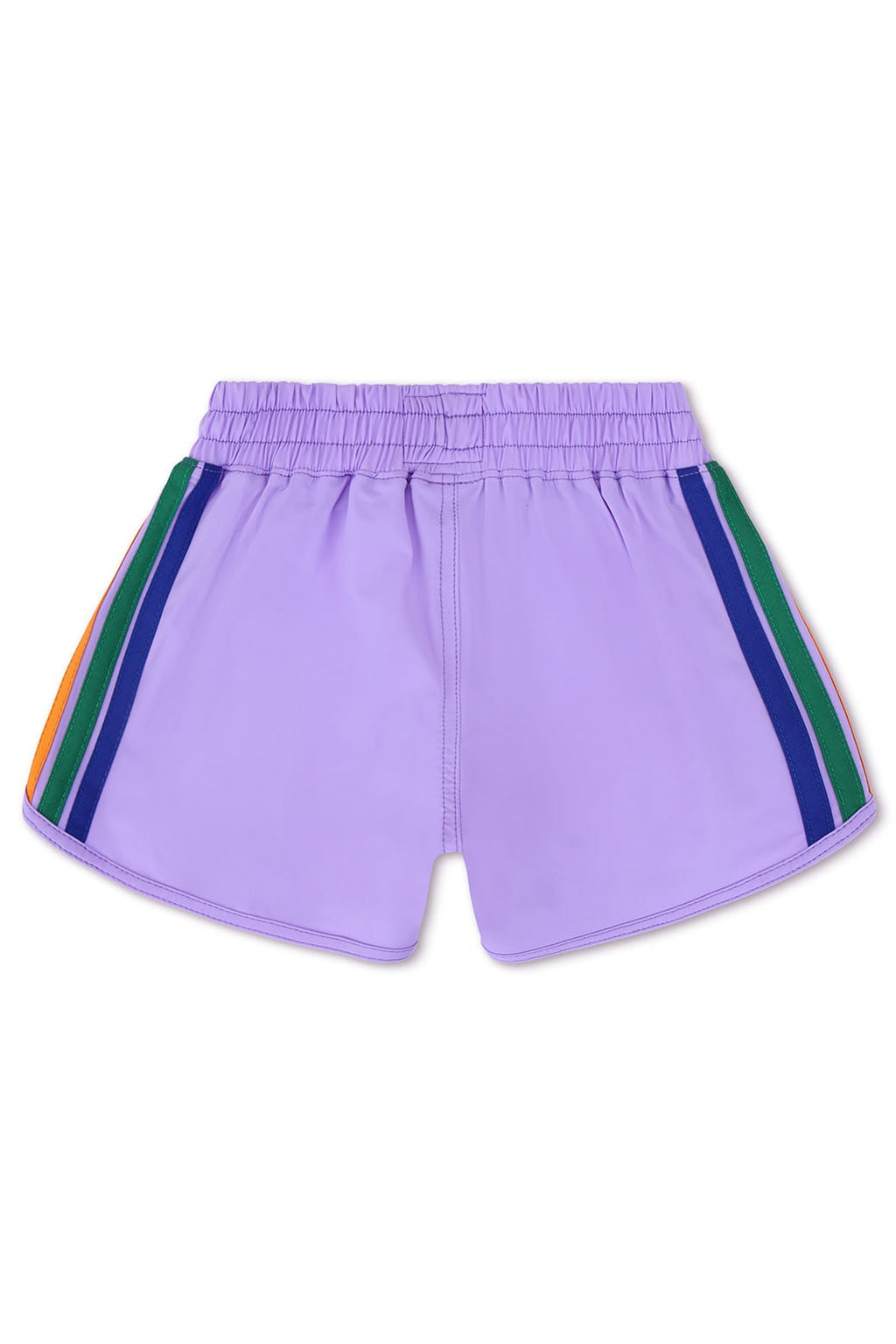 KIDS 5 STRIPE FLEX JOGGER SHORT - PURPLE