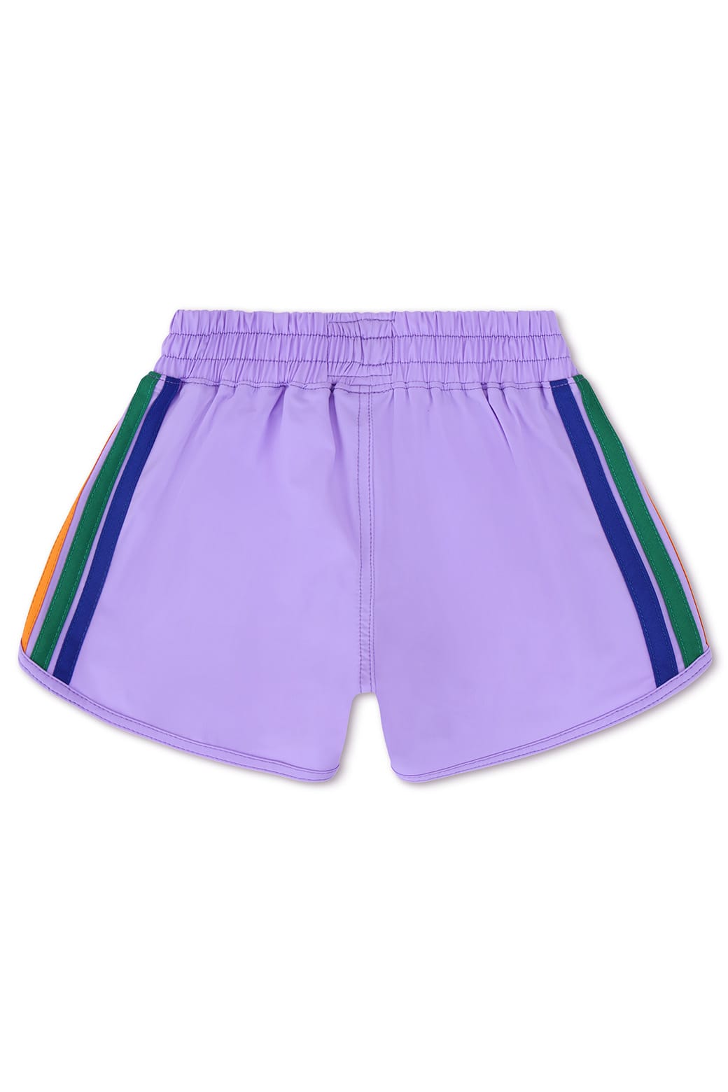 KIDS 5 STRIPE FLEX JOGGER SHORT - PURPLE