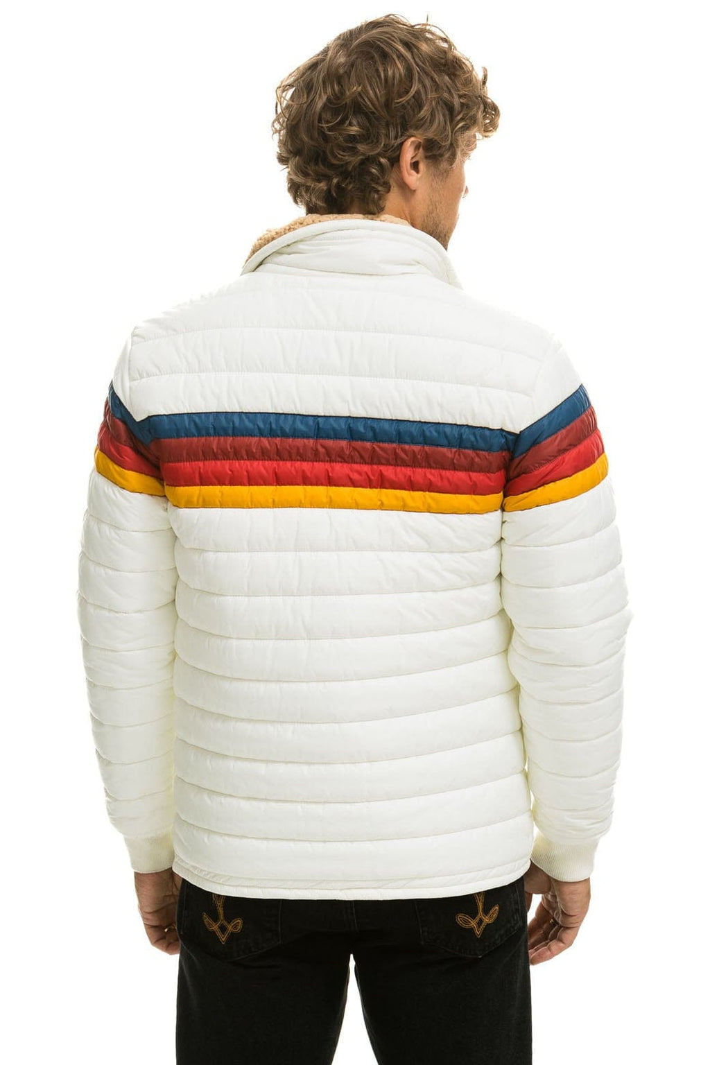 4 STRIPE JACKET - WHITE