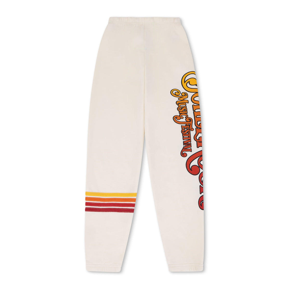 BOTTLEROCK 2026 RUGBY STITCH SWEATPANTS - VINTAGE WHITE