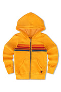 KIDS 5 STRIPE HOODIE - GOLD