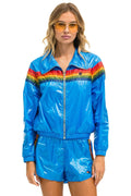 5 STRIPE WINDBREAKER - BLUE CINA