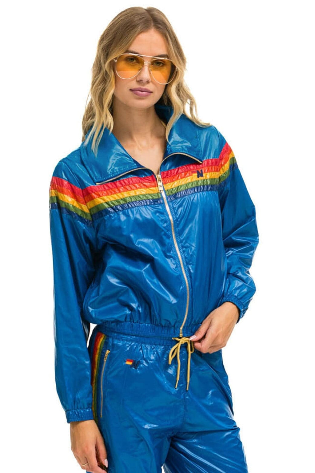 5 STRIPE WINDBREAKER - SNORKEL BLUE