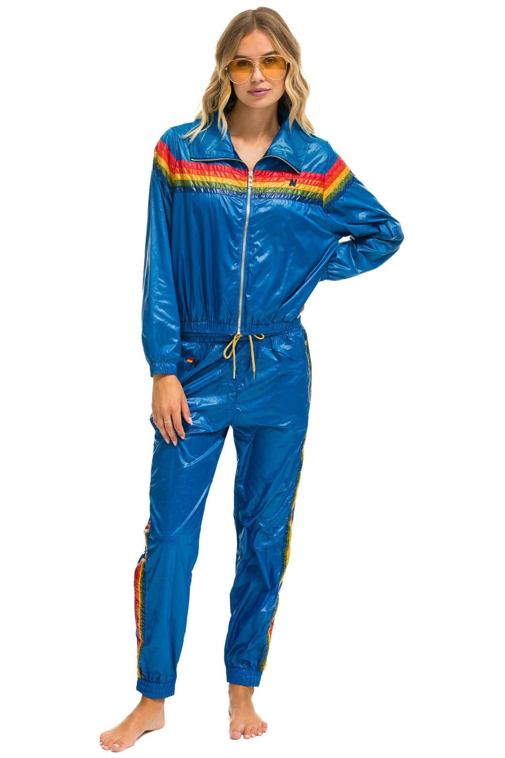 5 STRIPE WINDBREAKER - SNORKEL BLUE