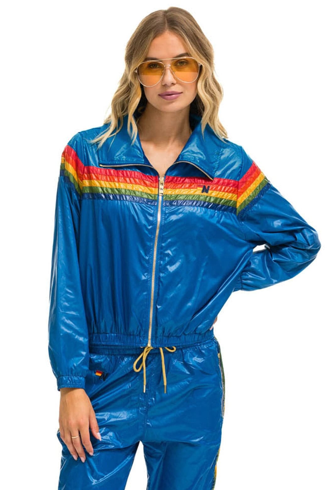 5 STRIPE WINDBREAKER - SNORKEL BLUE