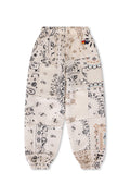 KIDS BANDANA QUILTED SWEATPANTS - VINTAGE WHITE