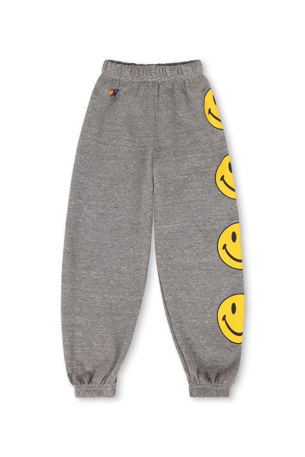 KIDS SMILEY 2 SWEATPANTS - HEATHER GREY
