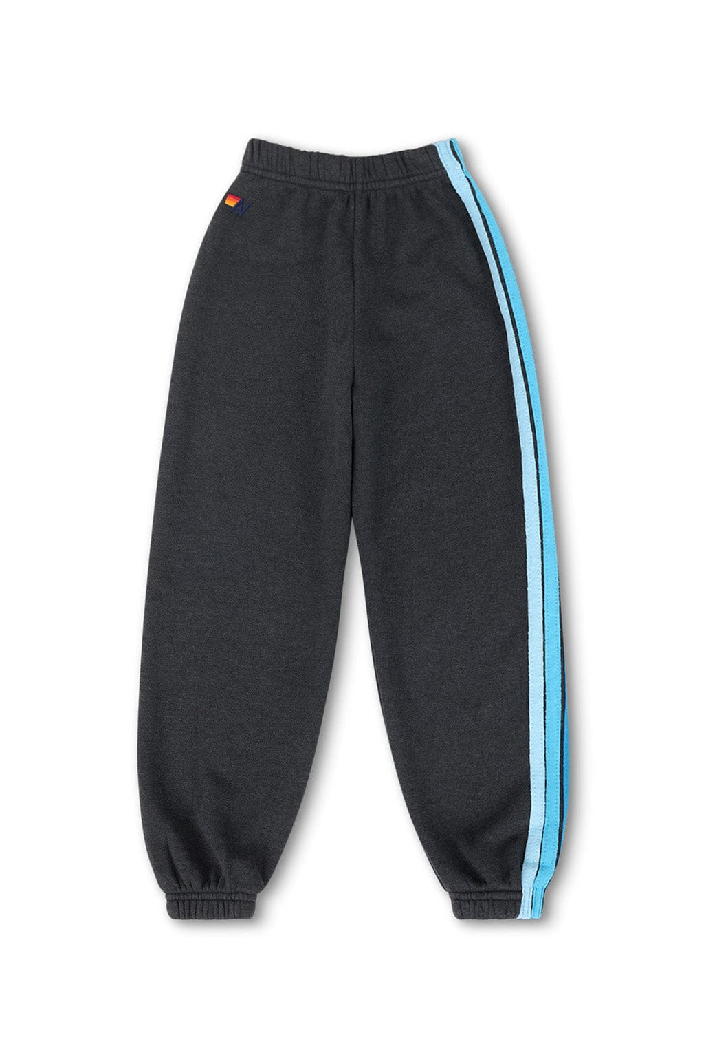 KIDS 5 STRIPE SWEATPANTS - CHARCOAL BLUE