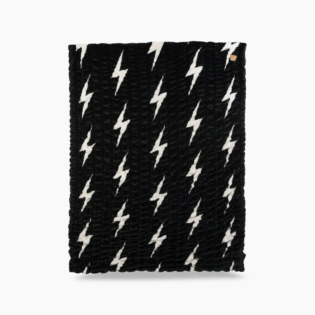 Aviator Nation x Lola Blanket - Black White Bolt
