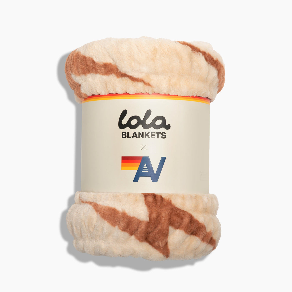 Aviator Nation x Lola Blanket - Beige Copper Bolt