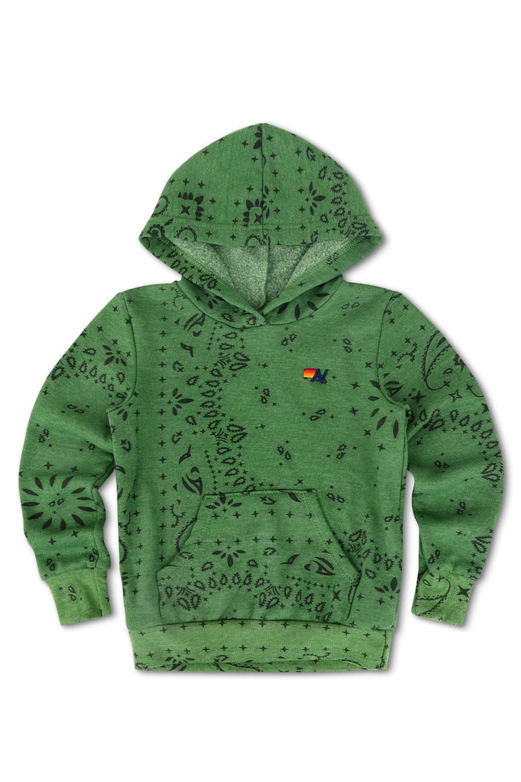 KIDS BANDANA PULLOVER HOODIE - PALM
