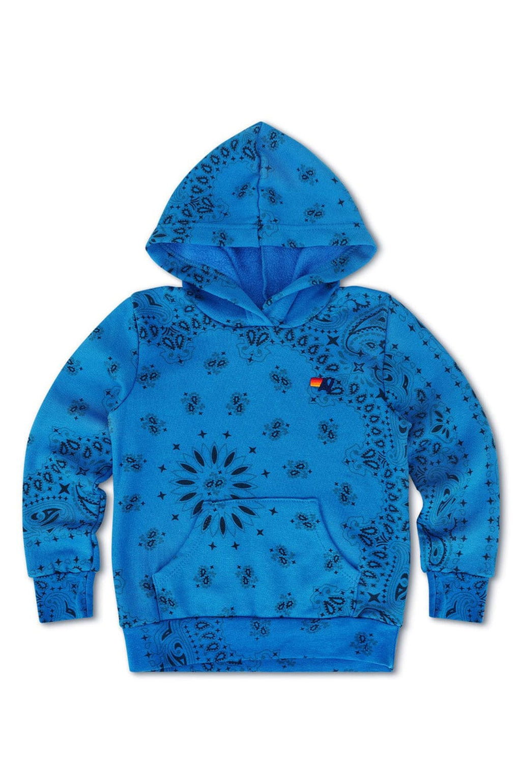 KIDS BANDANA PULLOVER HOODIE - ADVENTURE BLUE