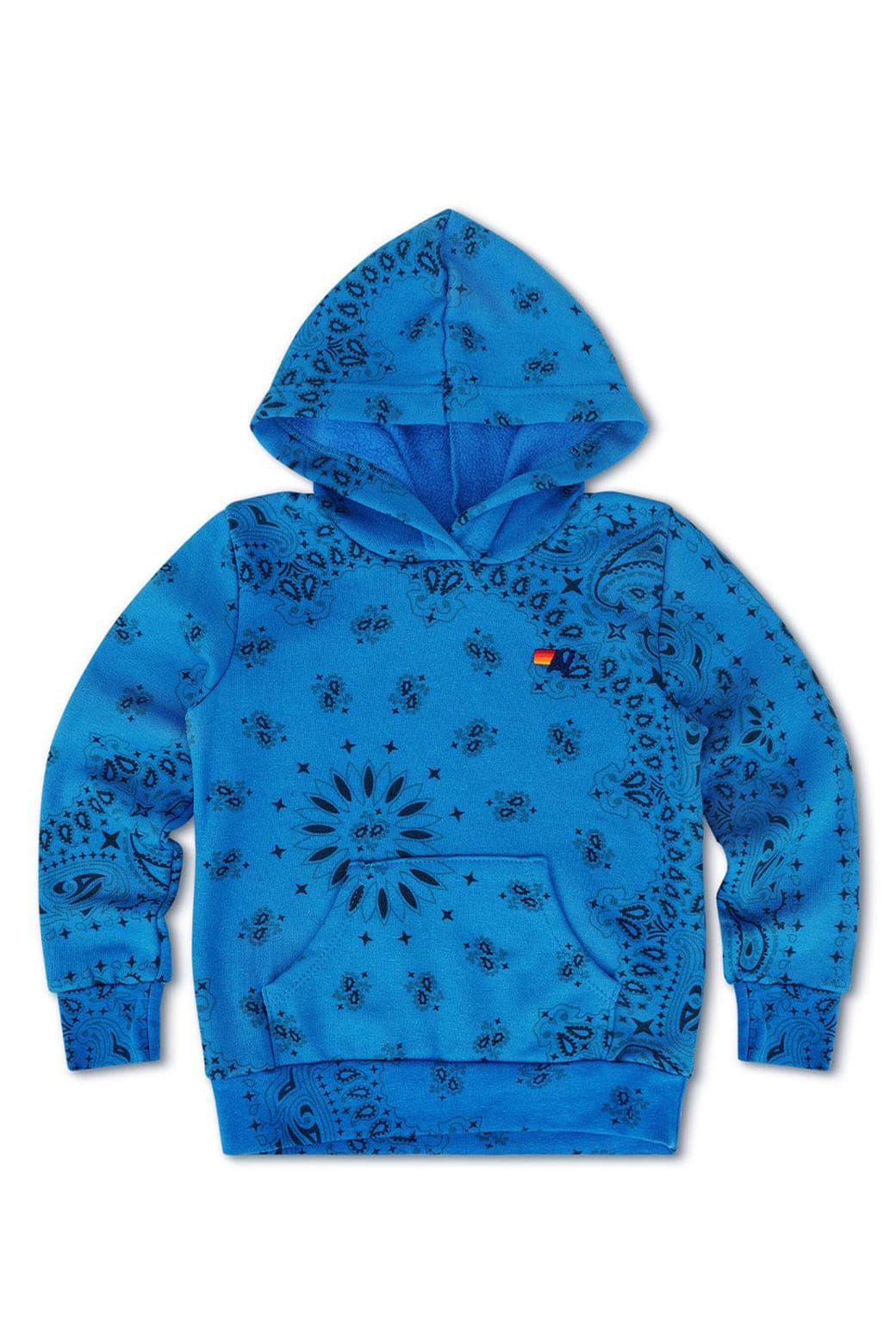 KIDS BANDANA PULLOVER HOODIE - ADVENTURE BLUE