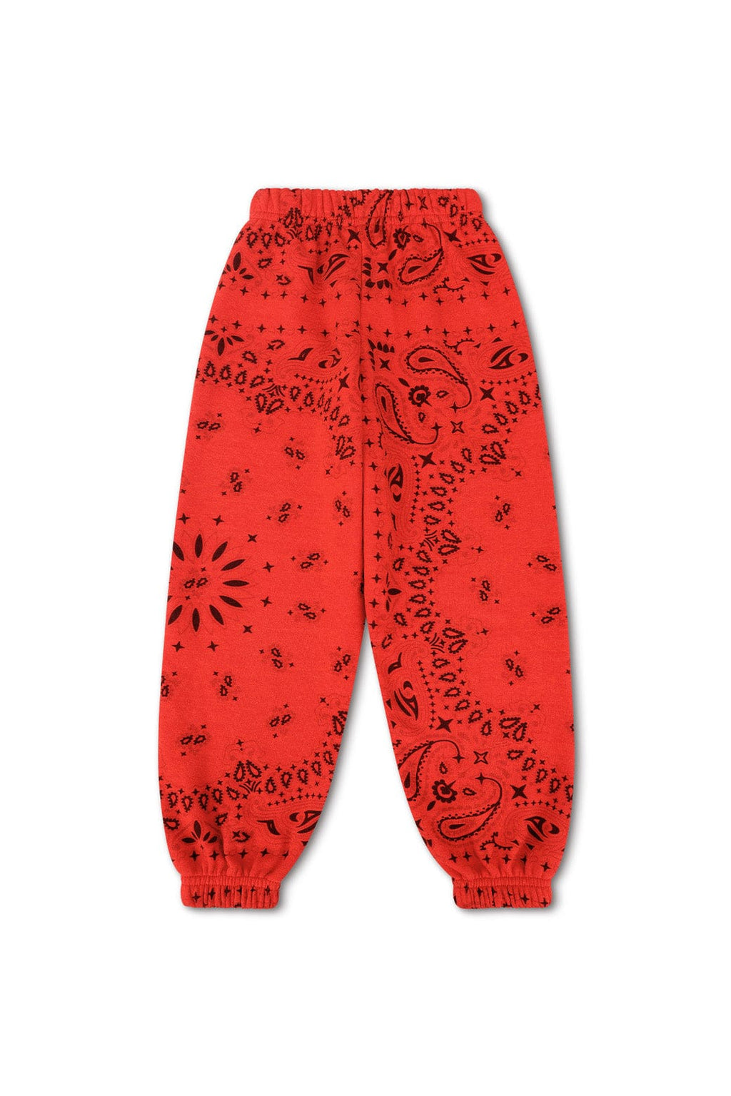 KIDS BANDANA SWEATPANTS - RED