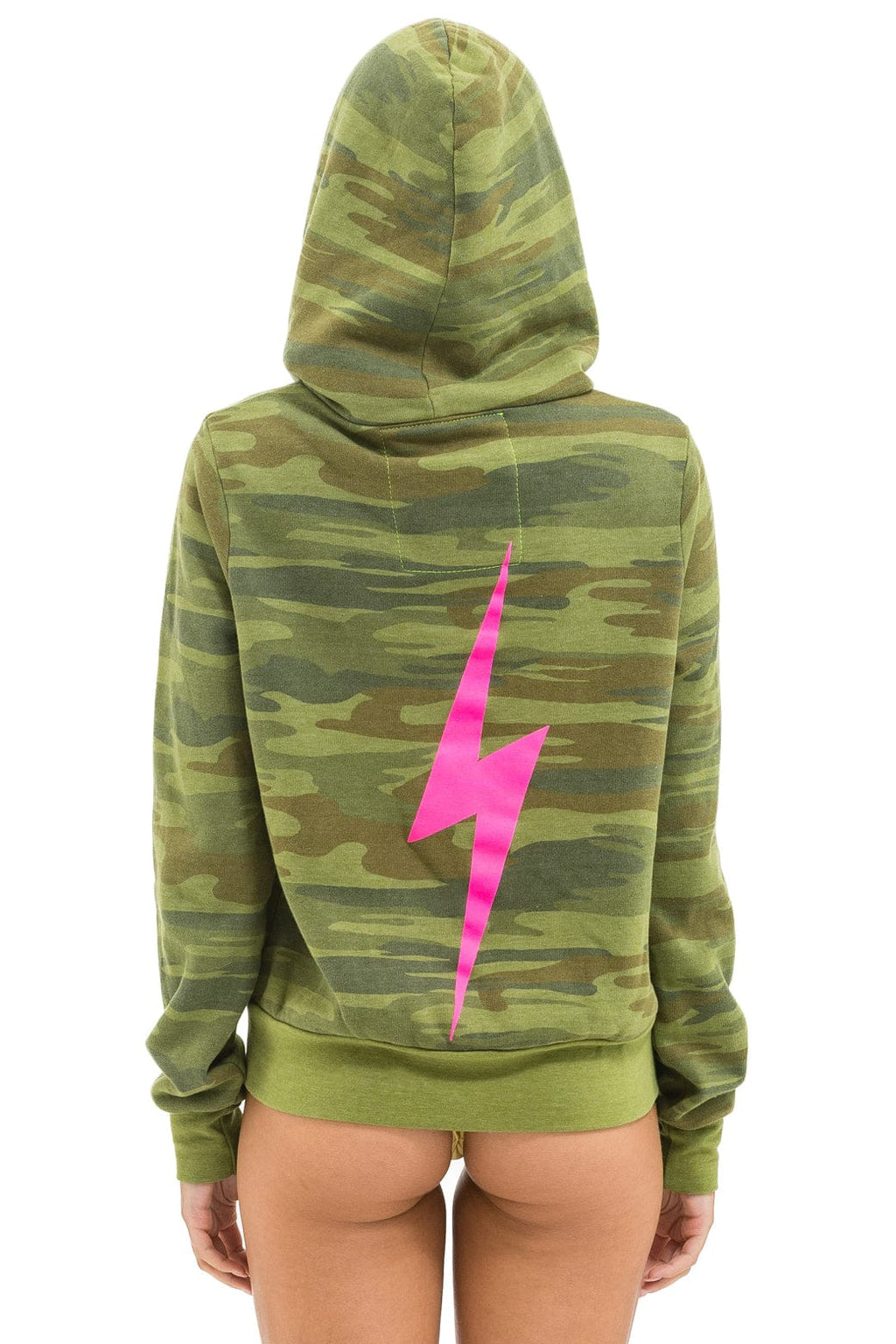BOLT HOODIE - CAMO NEON PINK