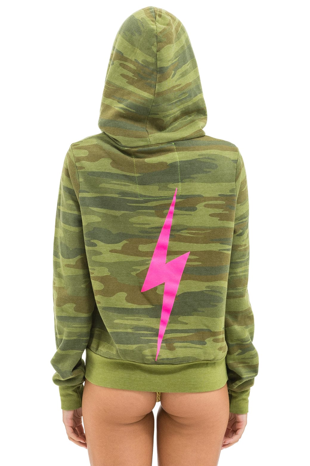 BOLT HOODIE - CAMO NEON PINK