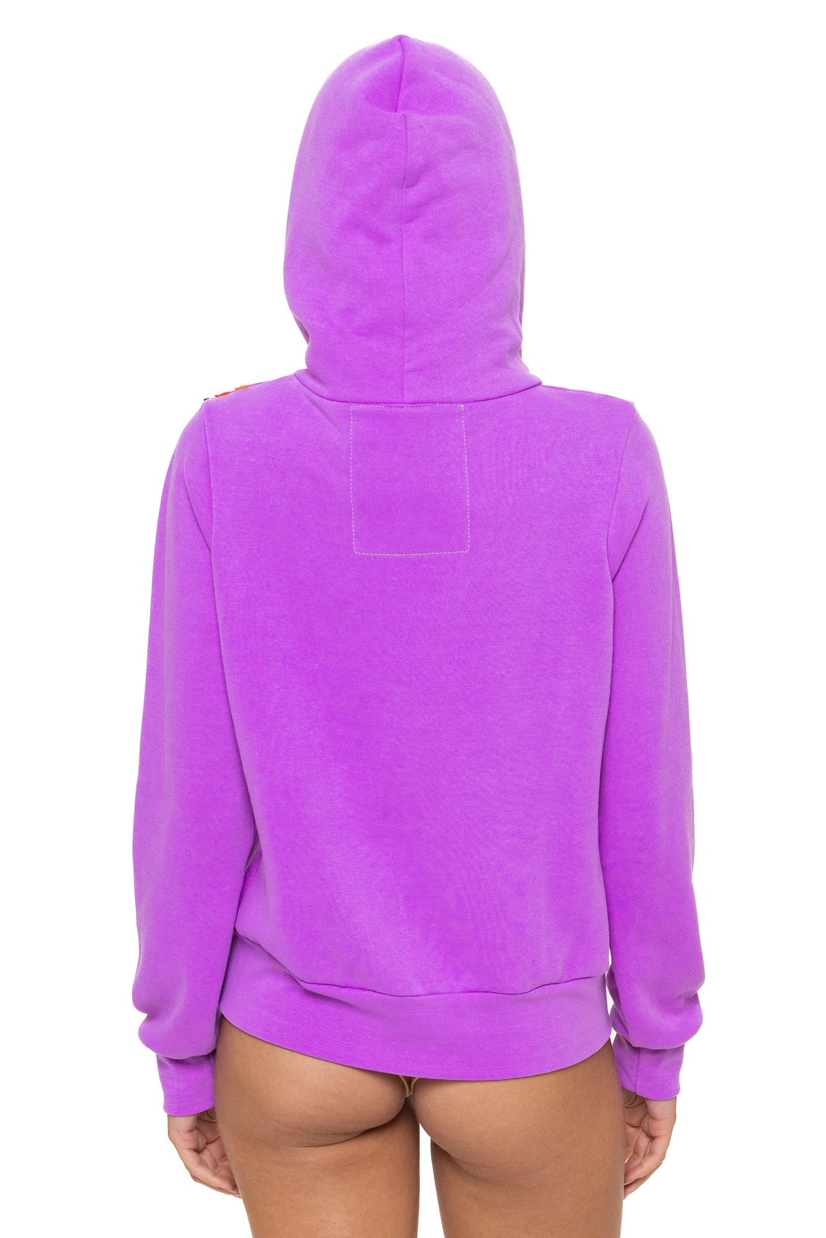 DISCO ZIP HOODIE - NEON PURPLE