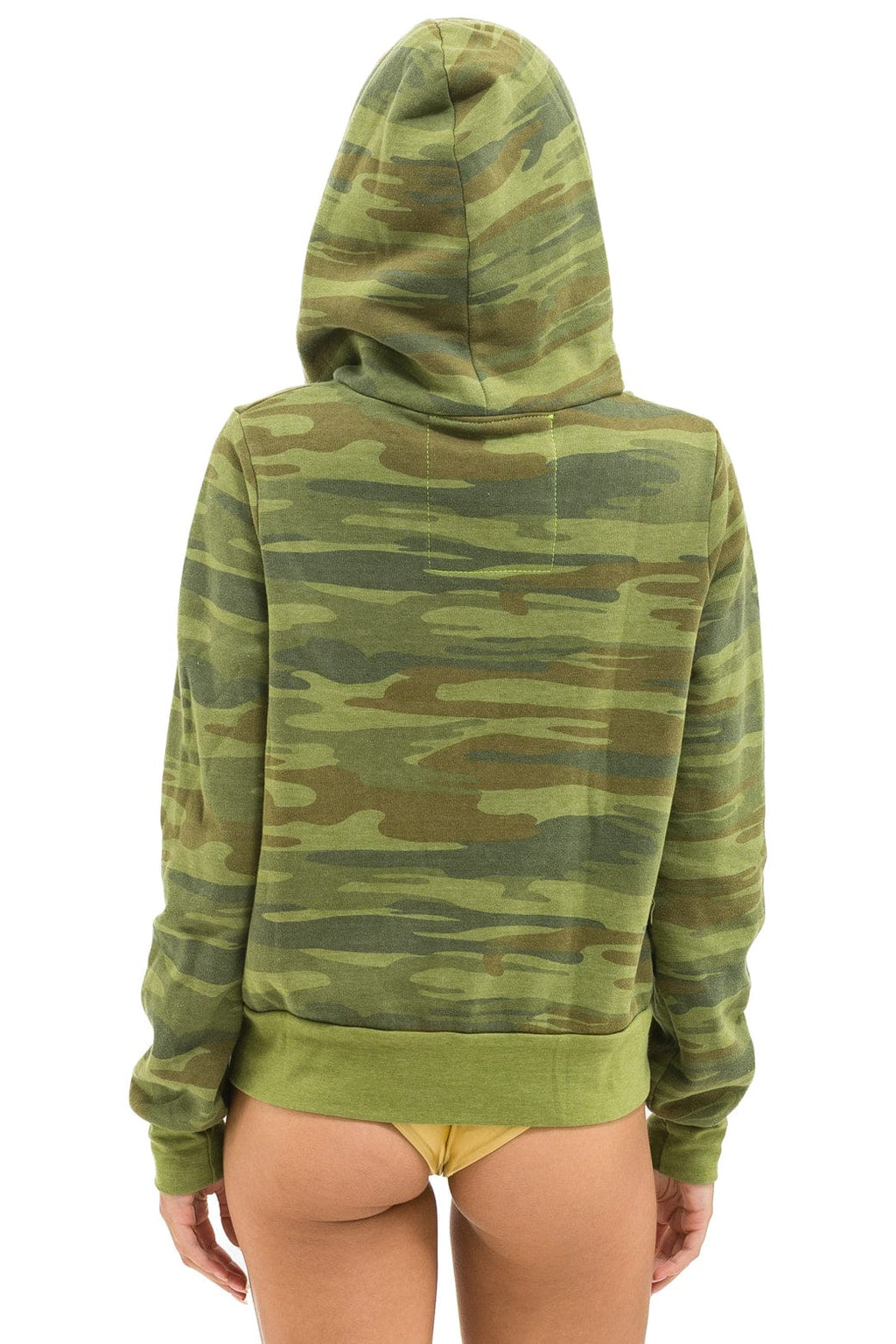 HEART 2 HOODIE - CAMO NEON PINK