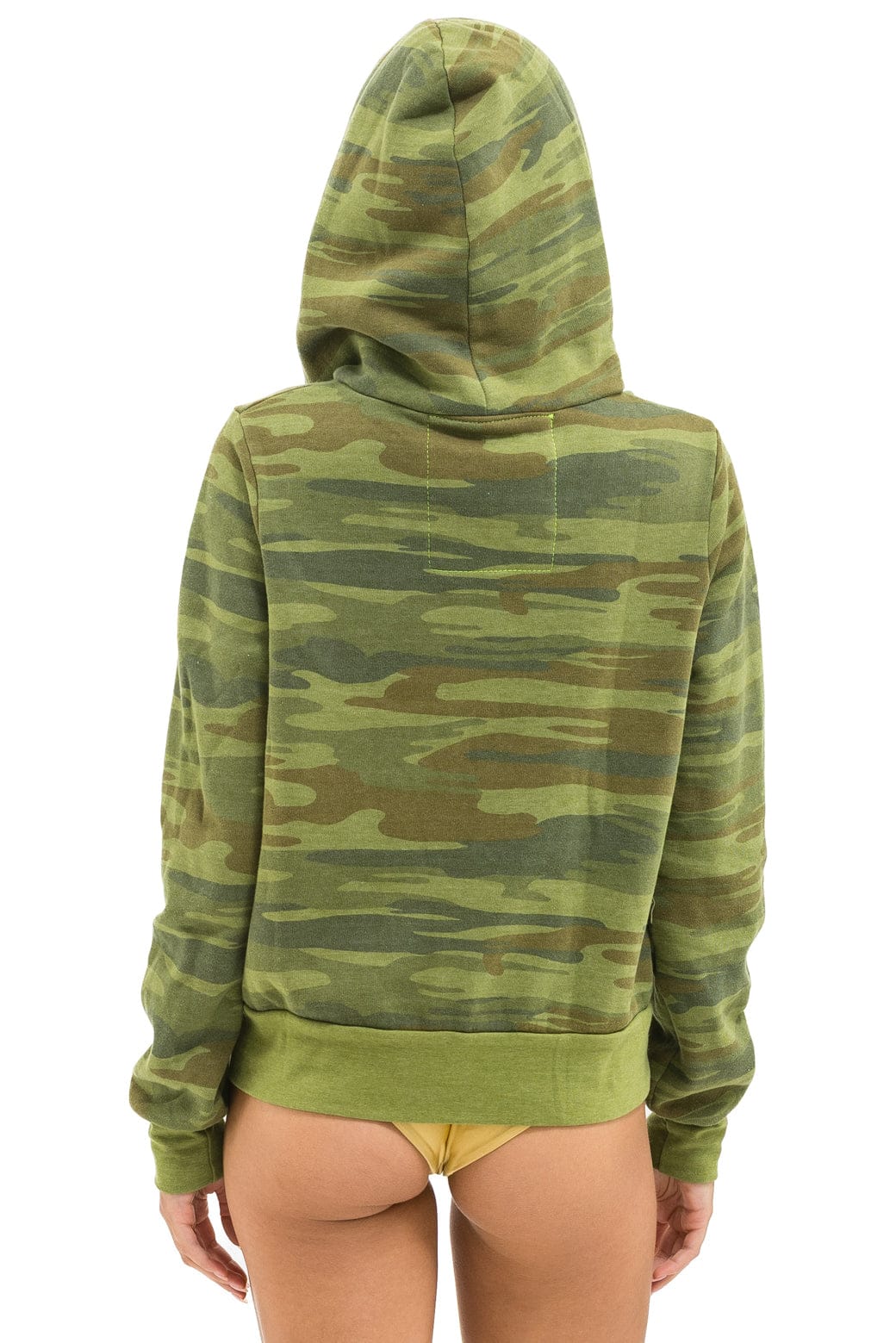 HEART 2 HOODIE - CAMO NEON PINK