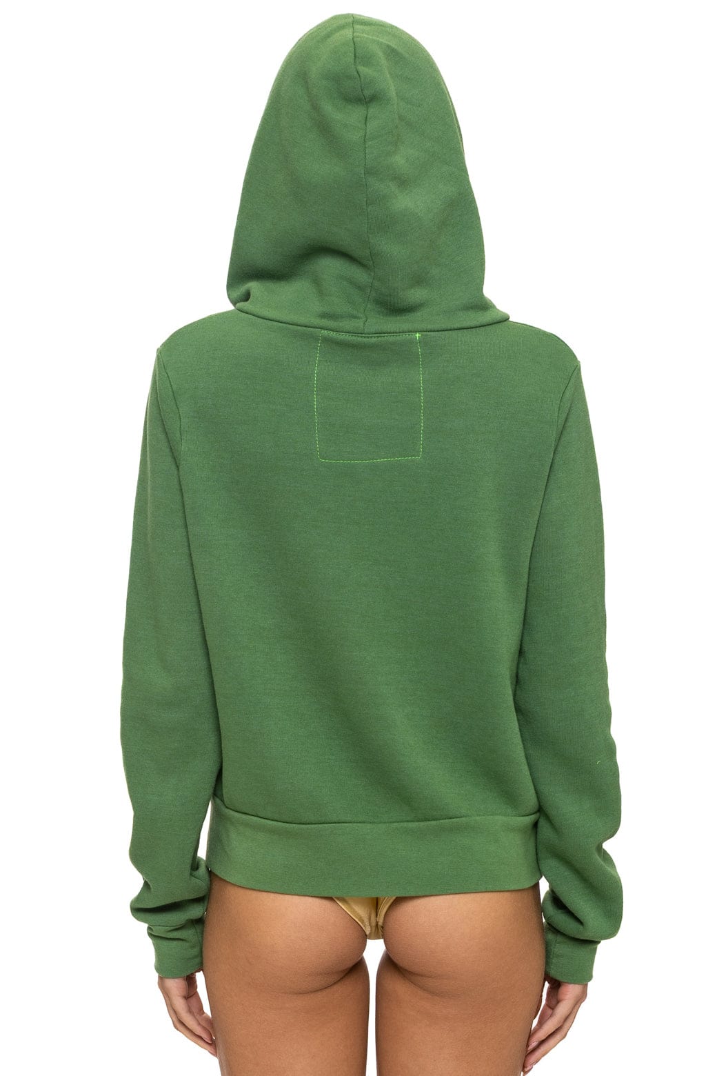 MOUNTAIN STITCH CHEVRON 4 ZIP HOODIE - PALM