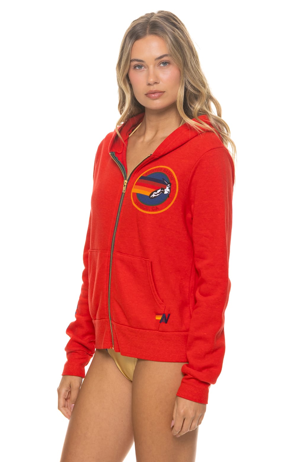 AVIATOR NATION VENICE HOODIE - RED