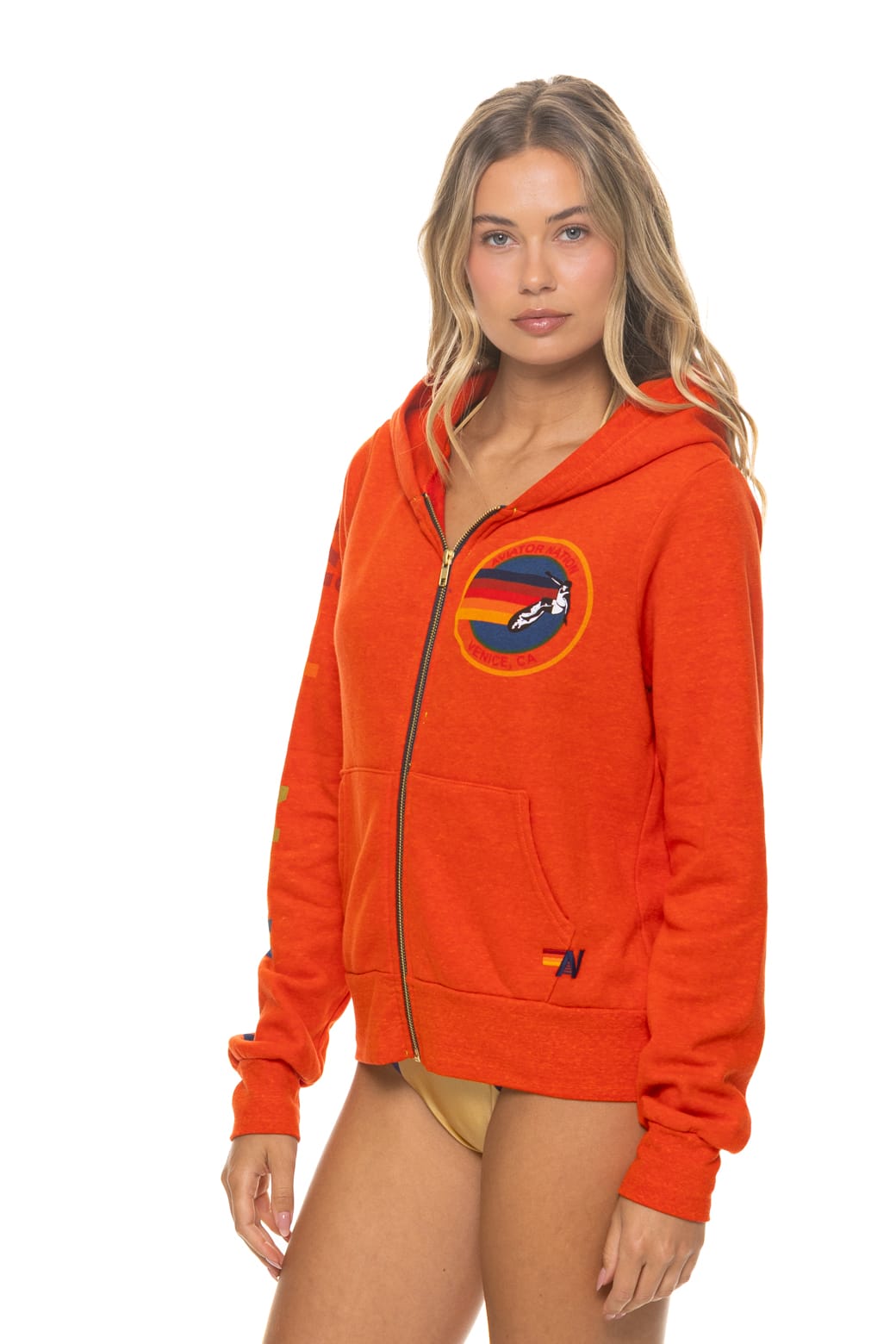 AVIATOR NATION VENICE HOODIE - VINTAGE ORANGE