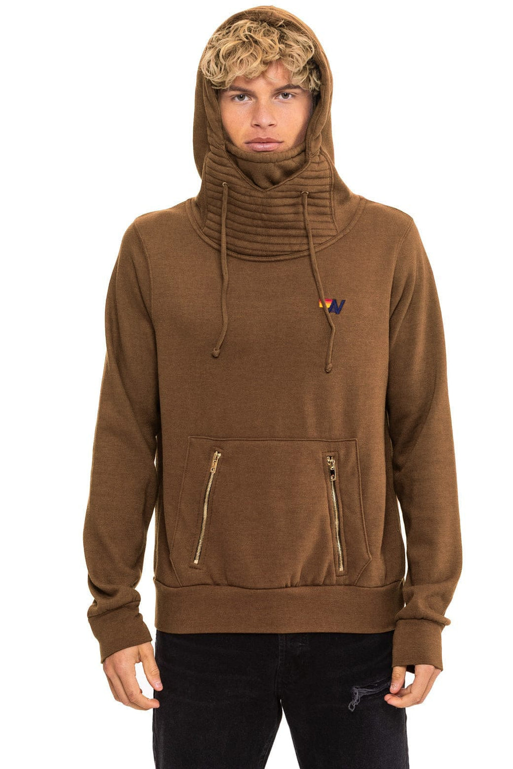 NINJA PULLOVER HOODIE - CHOCOLATE