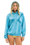 BLAZE PULLOVER HOODIE RELAXED - AQUA AQUA