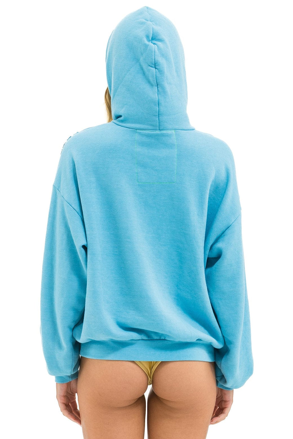 BLAZE PULLOVER HOODIE RELAXED - AQUA AQUA