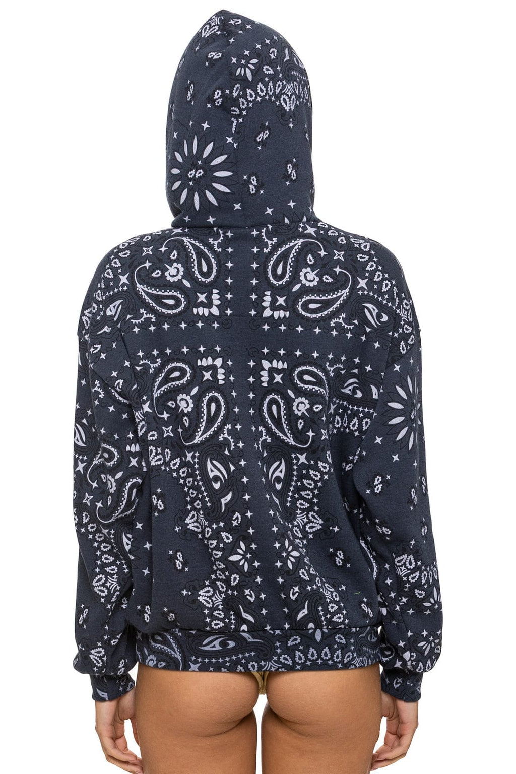BANDANA MALIBU RELAXED PULLOVER HOODIE - CHARCOAL