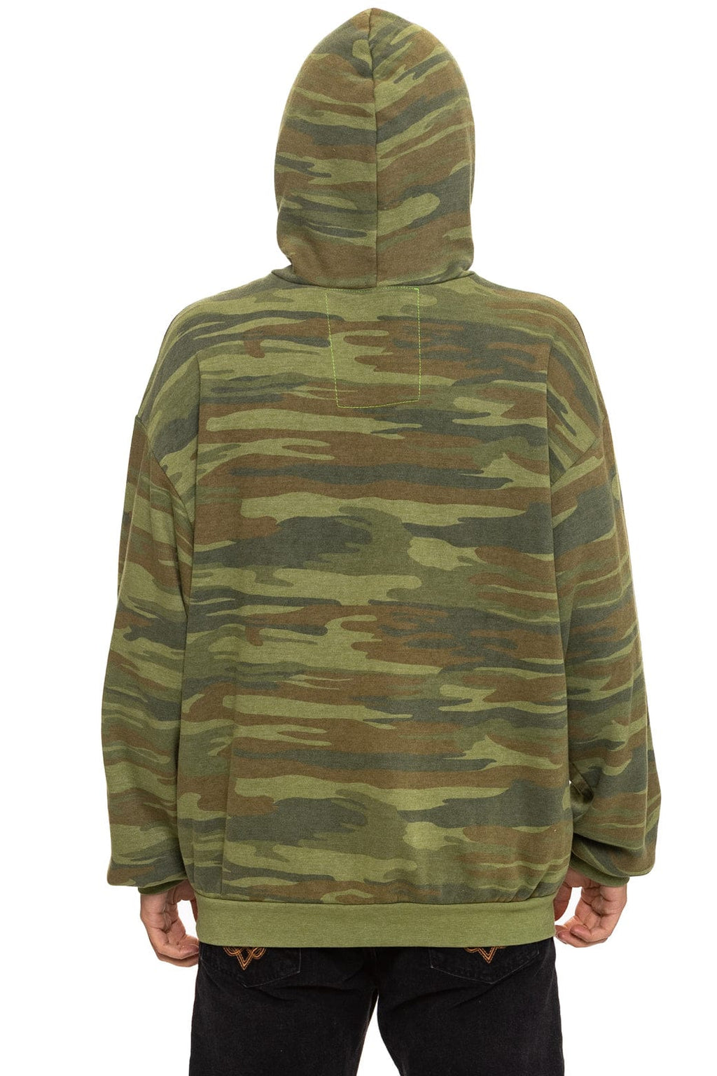 LOGO PULLOVER RELAXED HOODIE - CAMO