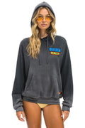 LIVE FREE ADVENTURE PATCH PULLOVER RELAXED HOODIE - FADED SMOKE