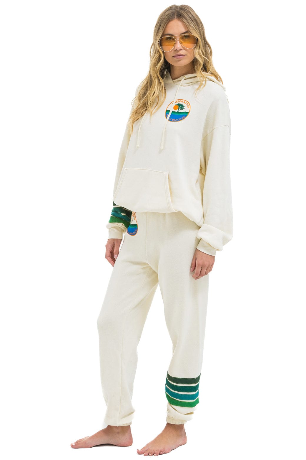 PEBBLE BEACH FOOD & WINE 2025 UNISEX SWEATPANTS - VINTAGE WHITE