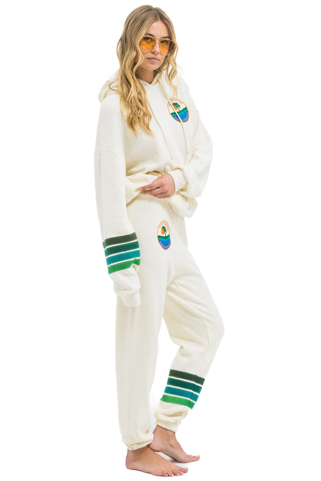 PEBBLE BEACH FOOD & WINE 2025 UNISEX SWEATPANTS - VINTAGE WHITE