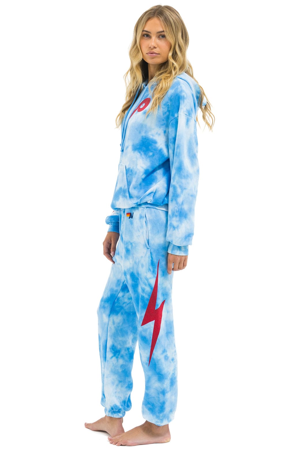 PHILLIES HAND DYED SWEATPANTS - TIE DYE BLUE
