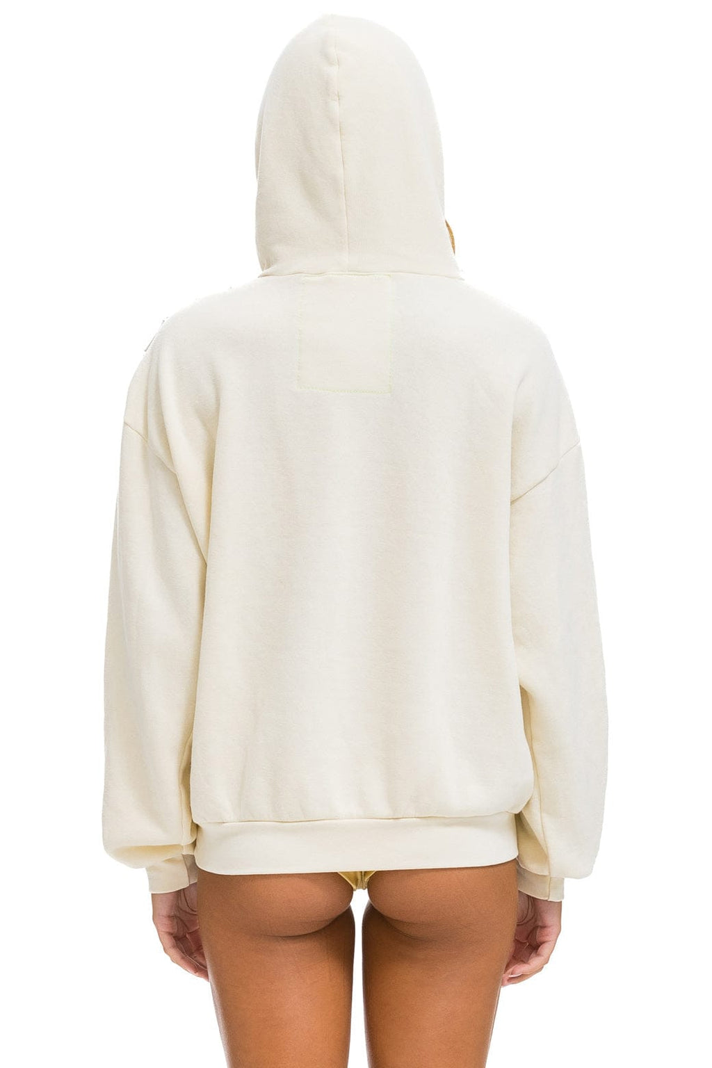 WAVE STRIPE 4 PULLOVER HOODIE RELAXED - VINTAGE WHITE VINTAGE WHITE