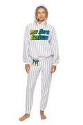 NEW YORK YANKEES PINSTRIPE 2026 SWEATPANTS - WHITE NAVY