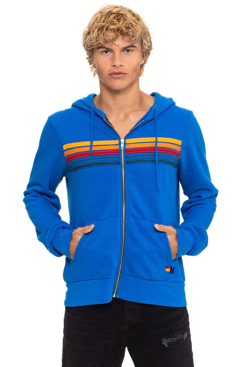 5 STRIPE HOODIE - ADVENTURE BLUE