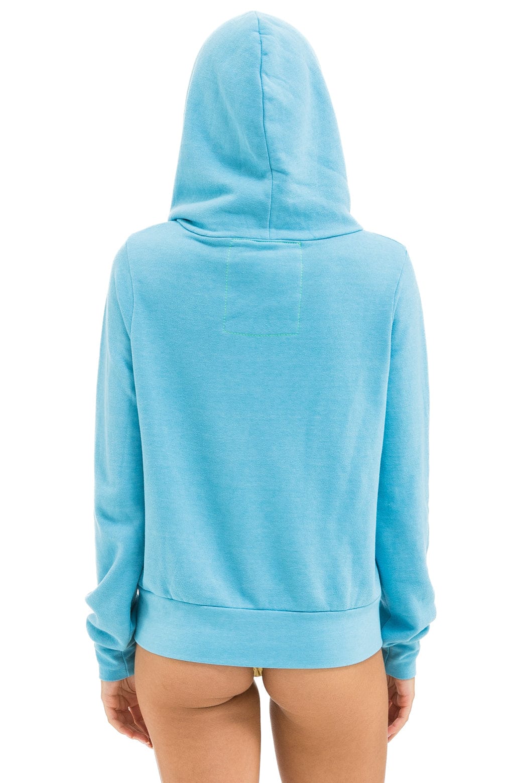 5 STRIPE HOODIE - AQUA AQUA
