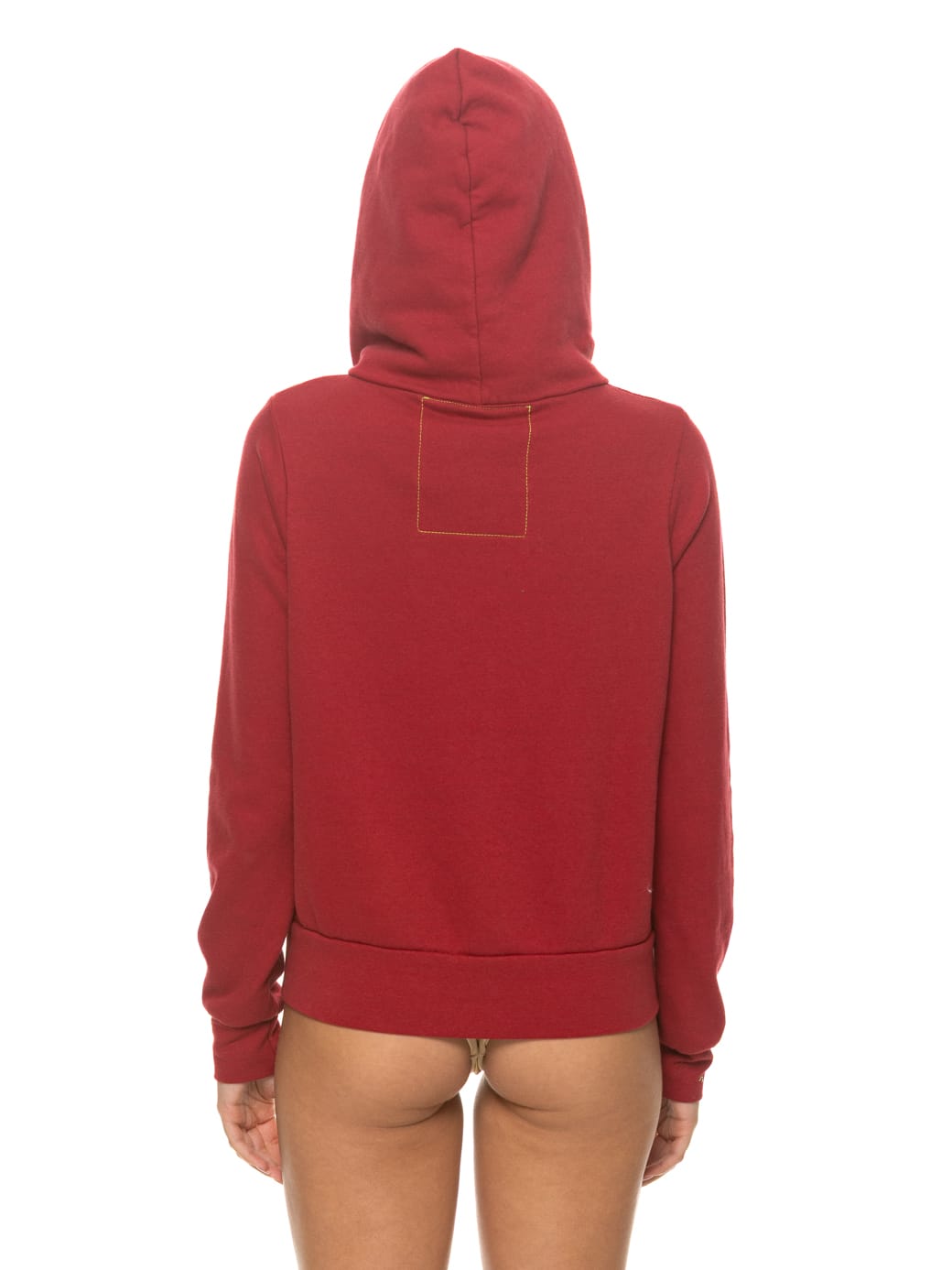 5 STRIPE HOODIE - CRIMSON