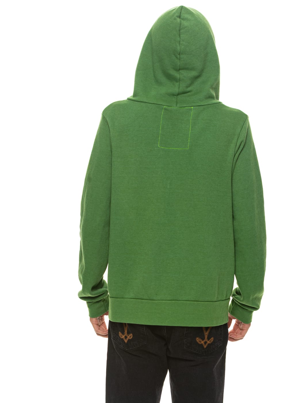 5 STRIPE HOODIE - JUNGLE GREEN