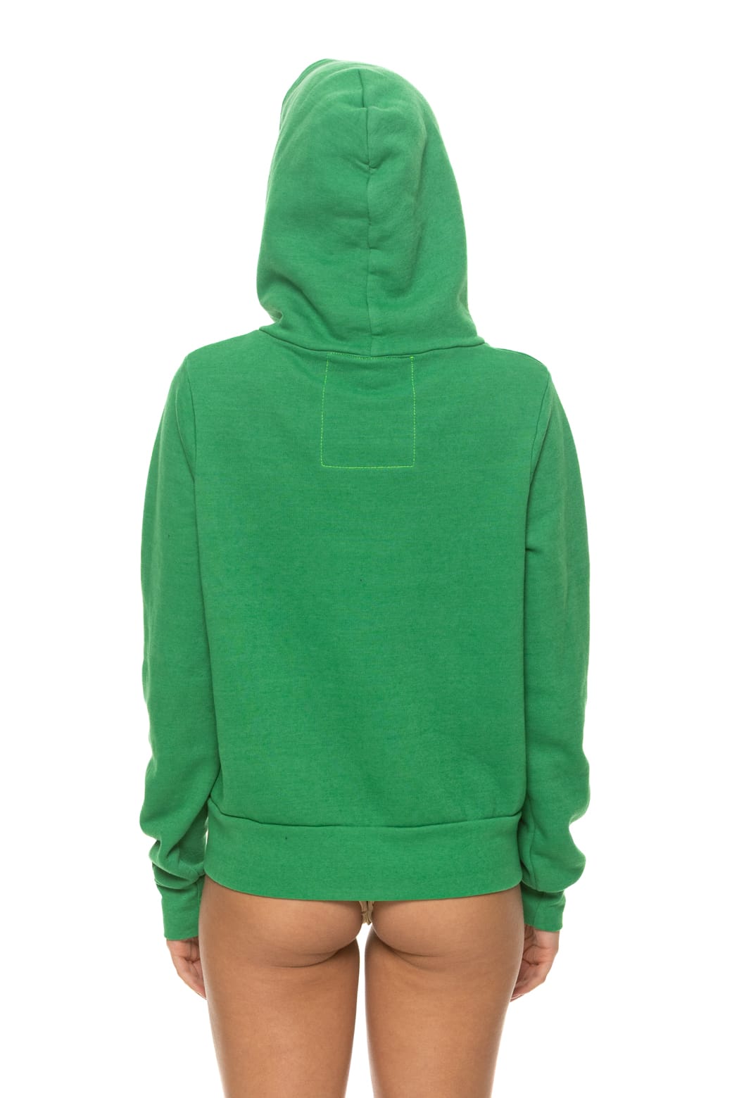 5 STRIPE HOODIE - KELLY GREEN