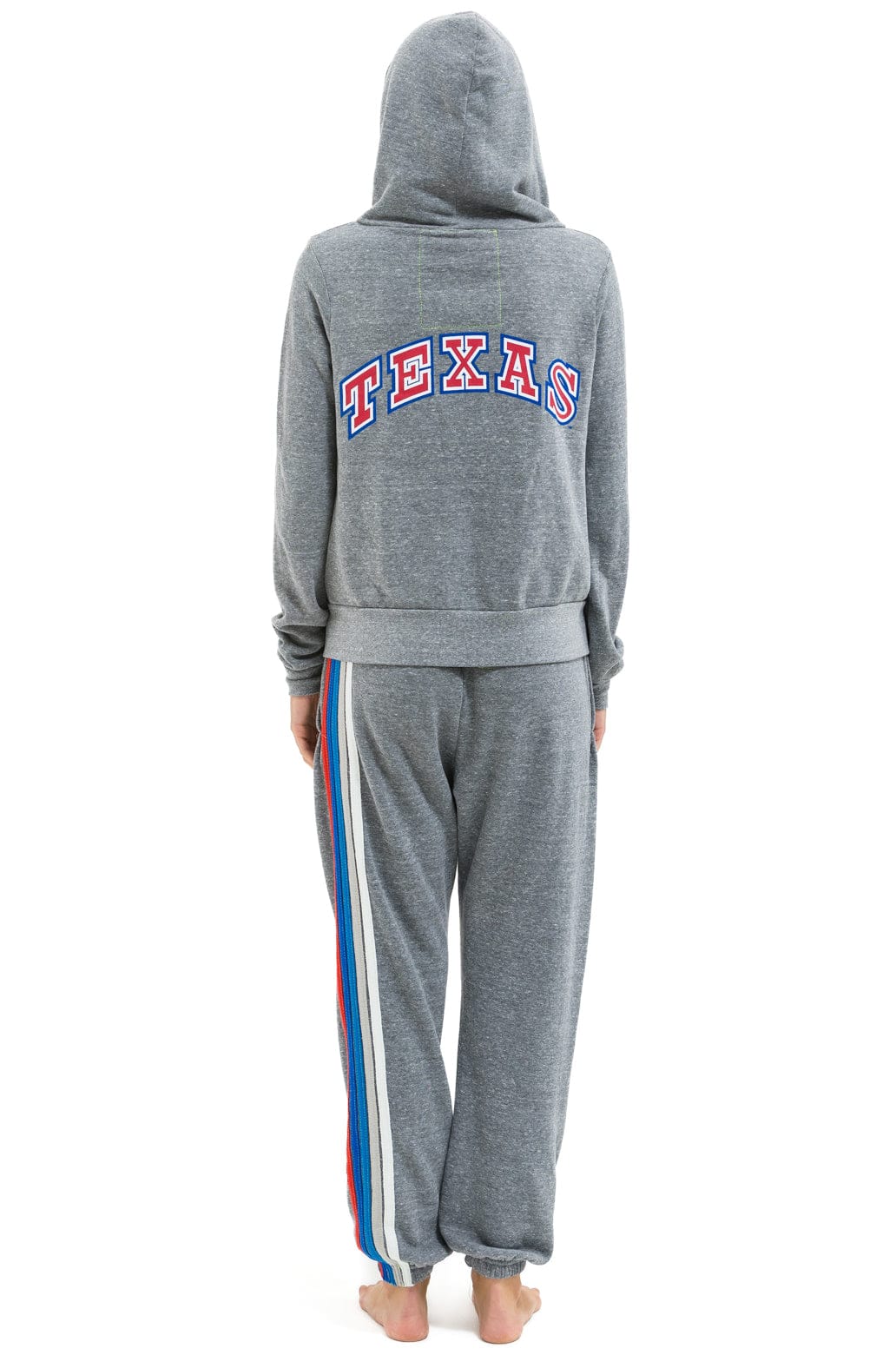 TEXAS RANGERS 5 STRIPE UNISEX SWEATPANTS - HEATHER USA