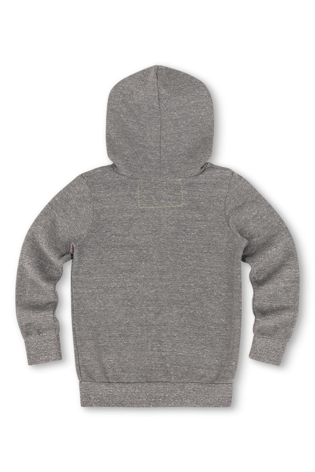 KIDS 5 STRIPE HOODIE - HEATHER GREY